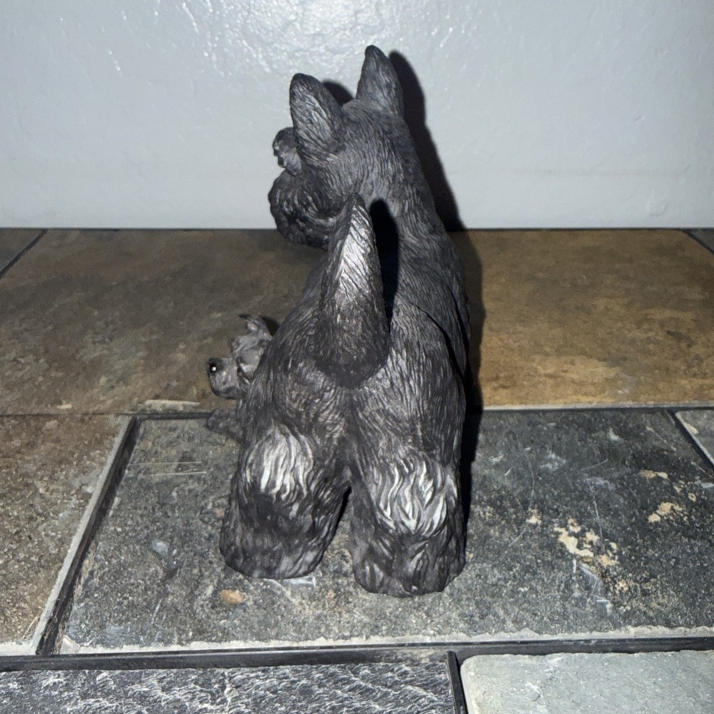 Vintage SCOTTY CERAMIC DOG PUREBRED PETS 1985 KATHY WISE ENESCO SCOTTIE - Picture 5 of 6